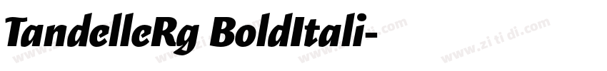 TandelleRg BoldItali字体转换 TandelleRg BoldItali字体转换